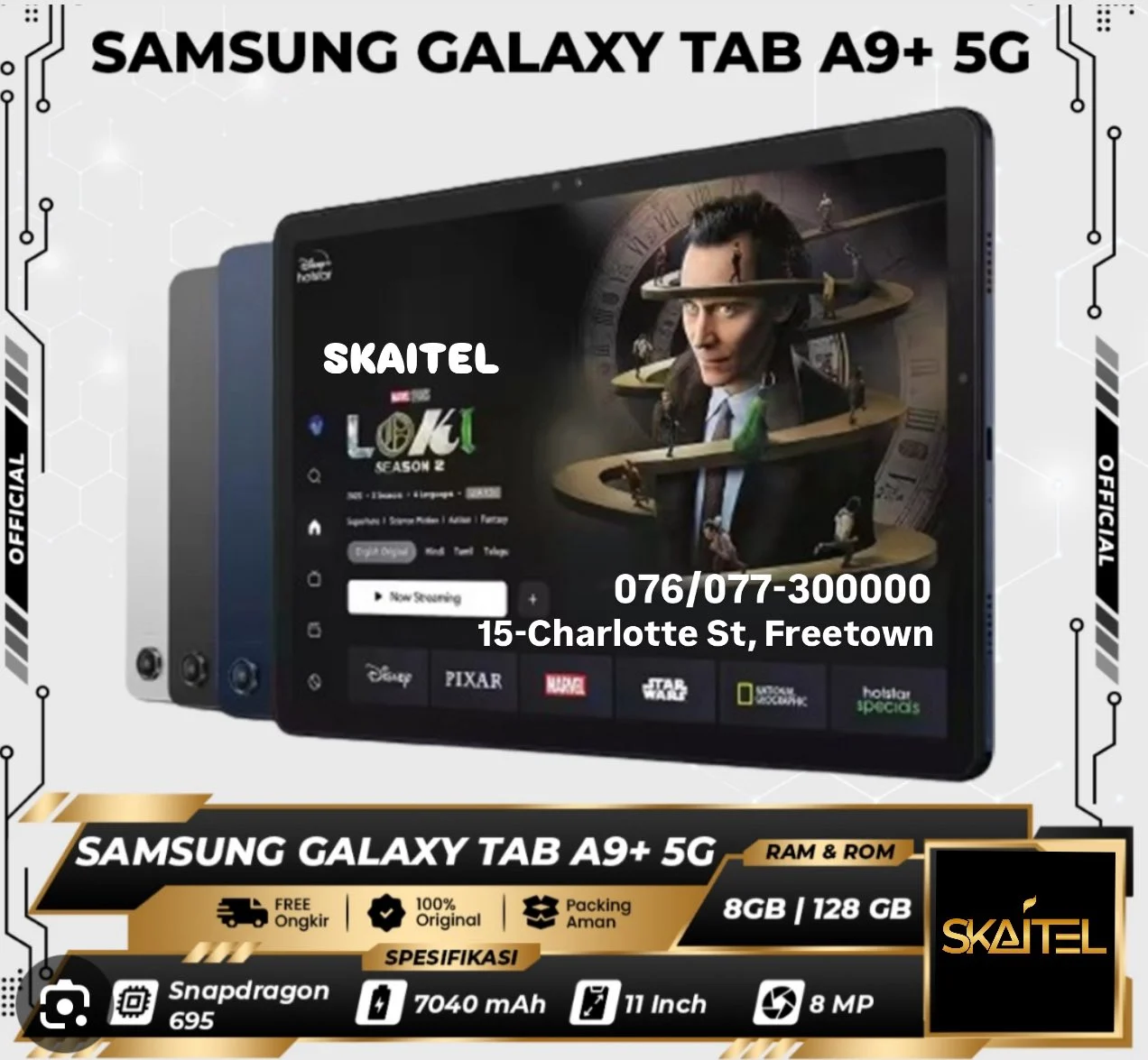 SAMSUNG GALAXY TAB A9