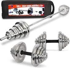 DUMBELL AND BARBELL FOR WEIGHT TRAINING 9227-50 - Image 2