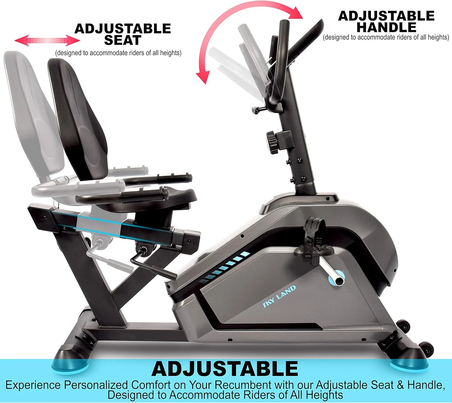 SKYLAND-RECUMBENT-EXERCISE BIKE 1564 - Image 2